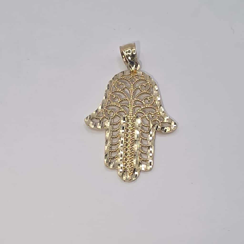HAND OF FATIMA PENDANT 10K
