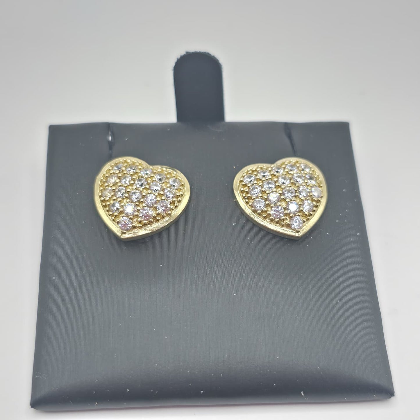 HEART STUD EARRING 10K