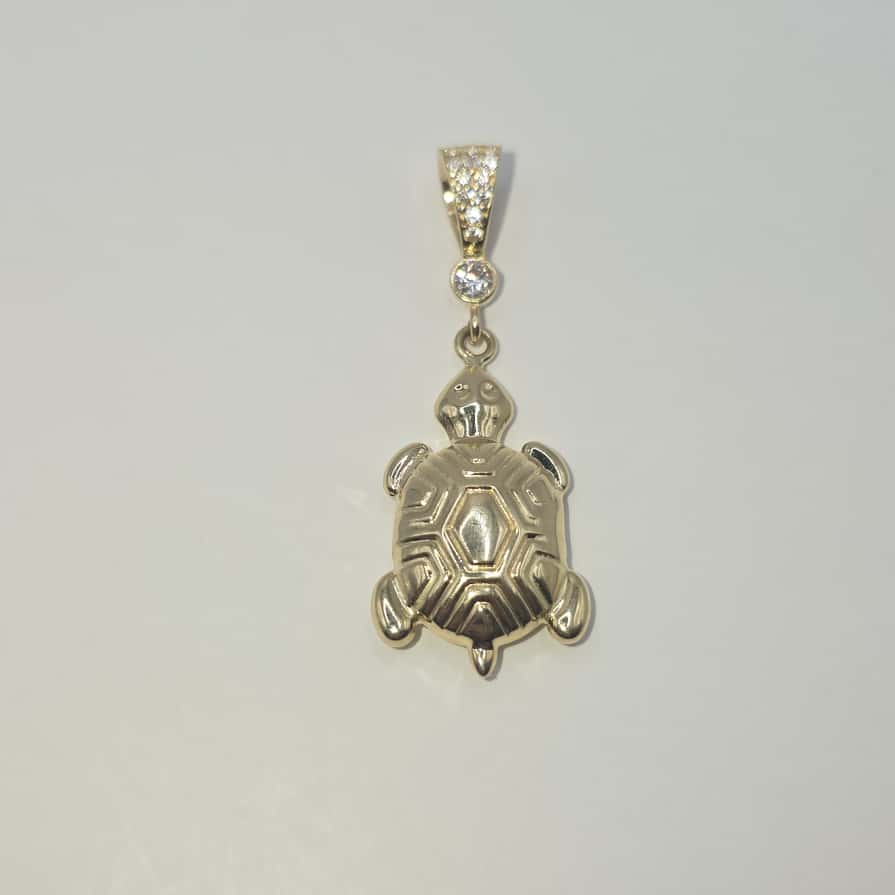 TORTOISE PENDANT 14K