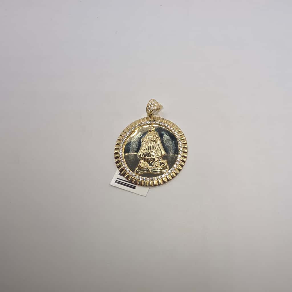 VIRGEN DE LA CARIDAD PENDANT 10K