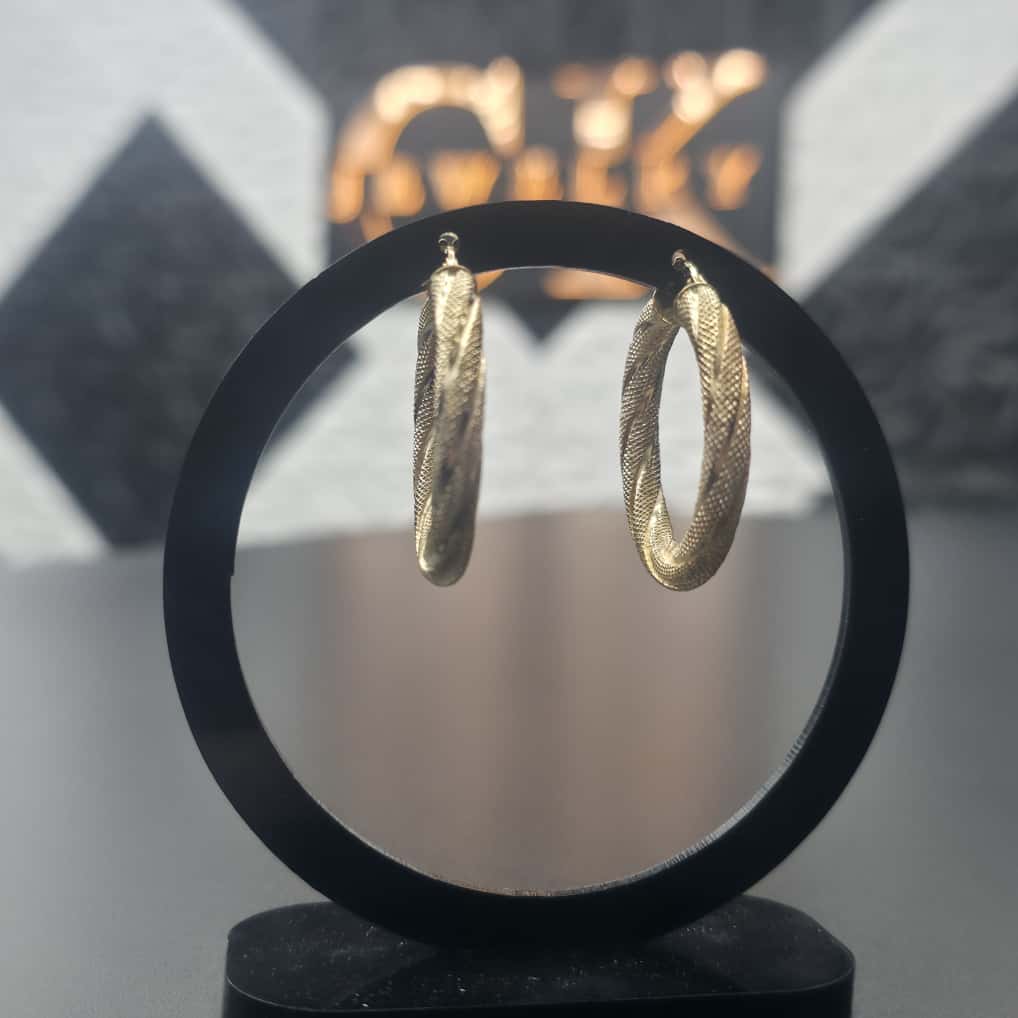 HOOP EARRING 10K