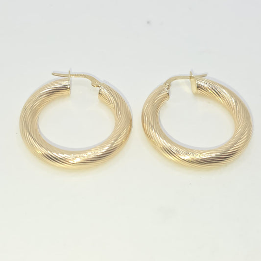 HOOP EARRING 10K