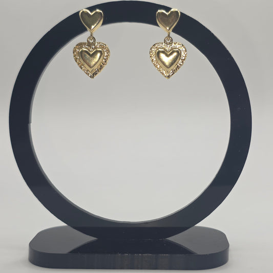 HEART EARRING 10K