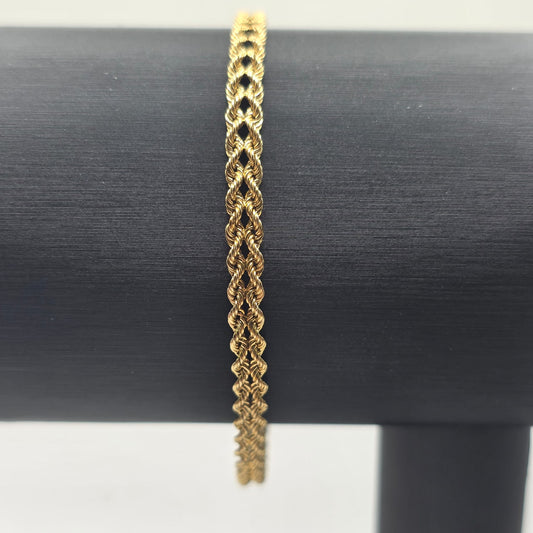 CUBAN CURB BRACELET 10K