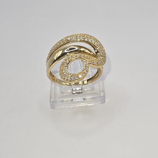 BOW RING 14K