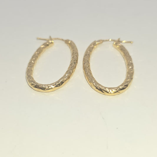 HOOP EARRING 10K