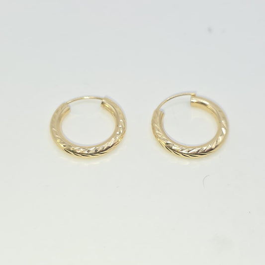 HOOP EARRING 10K