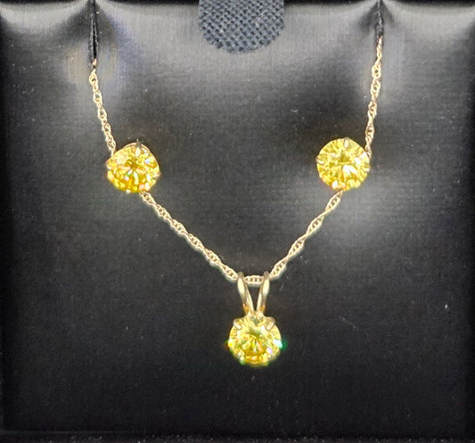 BIRTH STONE NECKLACE SET NOVEMBER