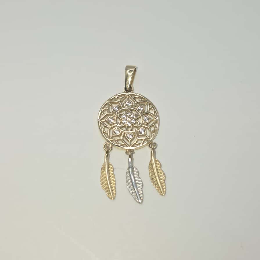 DREAM CATCHERS PENDANT 14K