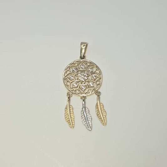 DREAM CATCHERS PENDANT 14K