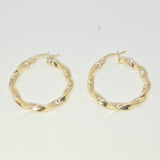 HOOP EARRING 10K