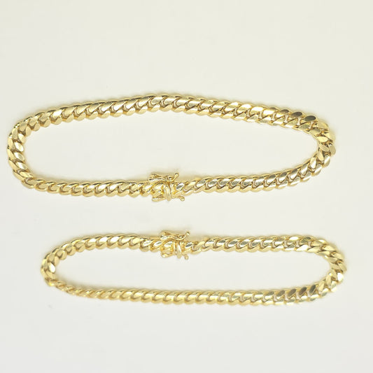 MIAMI CUBAN BRACELET 10K
