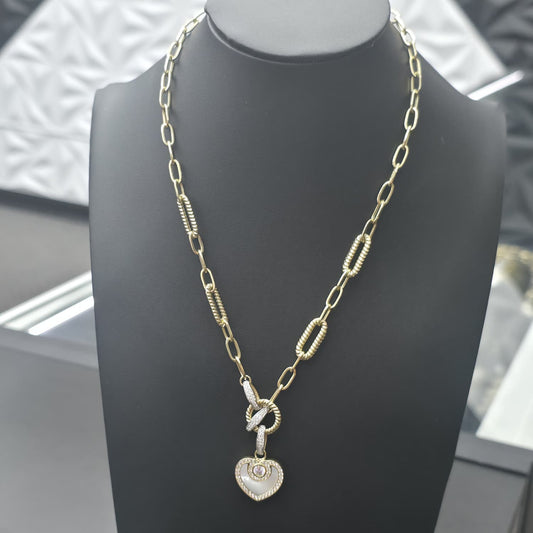 HEART NECKLACE 10K