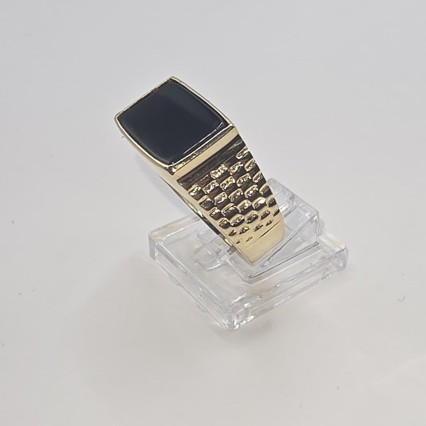 BLACK ONYX RING 10K