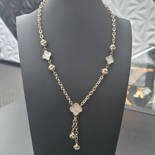 CLOVER NECKLACE 10K