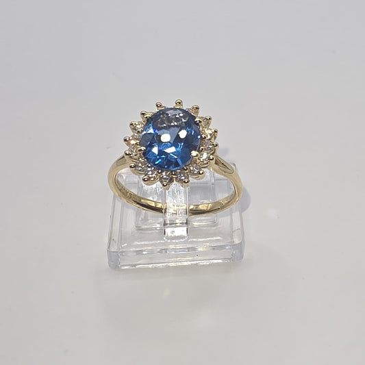 LONDON BLUE RING 10K