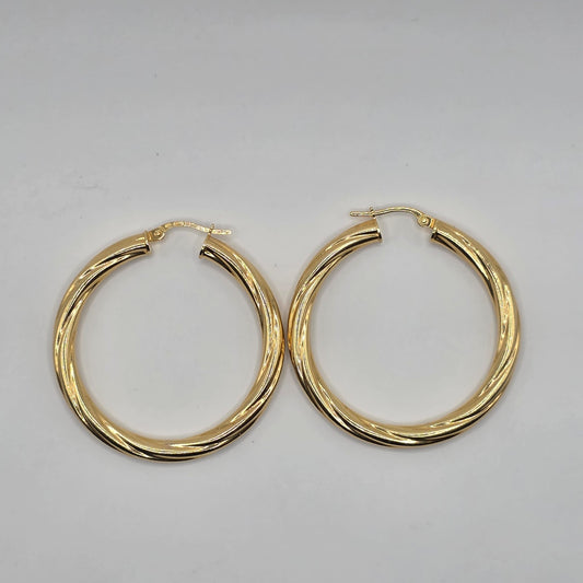 HOOP EARRING 10K