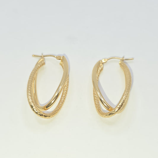 HOOP EARRING 10K